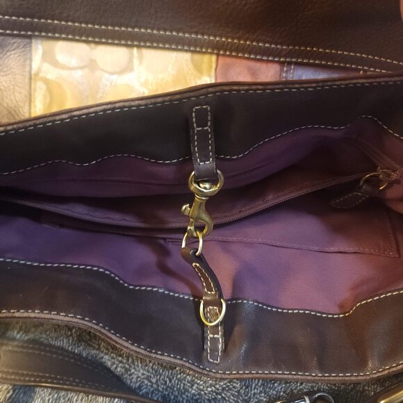 Coach Multicolor Patchwork Shoulder Bag - Picture 4 of 4